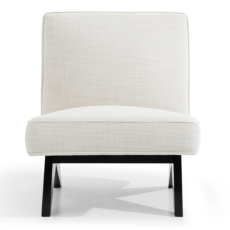 Martyn Slipper Chair - Off White Linen Default Title