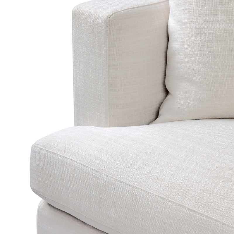 Birkshire 3 Seater Slip Cover Sofa - Off White Linen Default Title