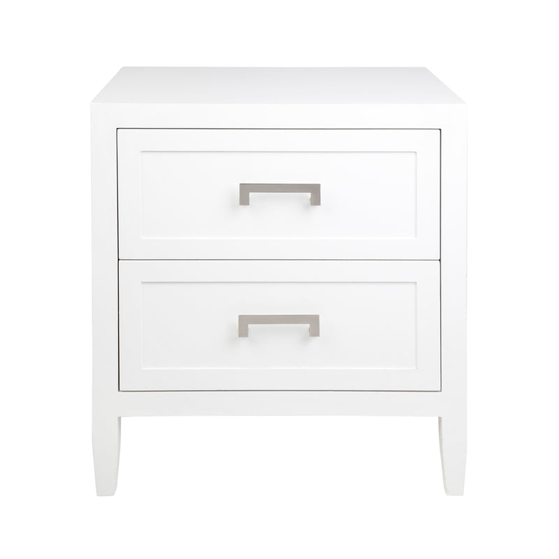 Soloman Bedside Table - Large White Default Title