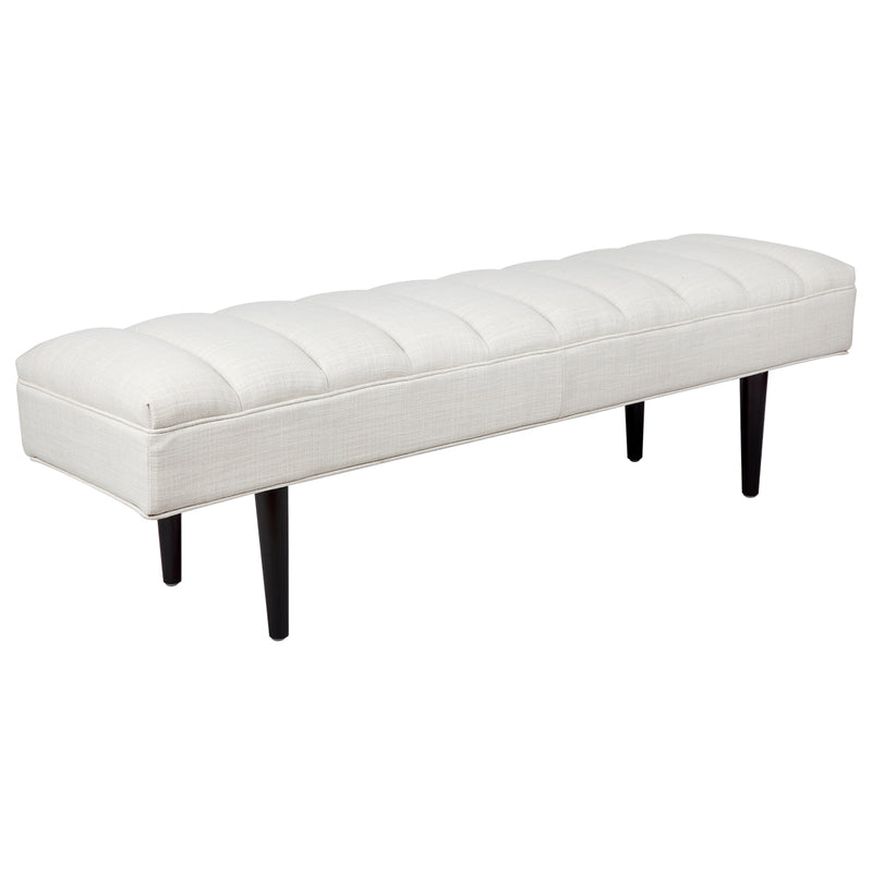 Central Park Bench Ottoman - Natural Linen Default Title