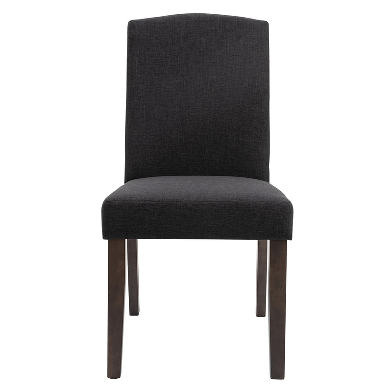 Lethbridge Dining Chair Set of 2  - Charcoal Default Title