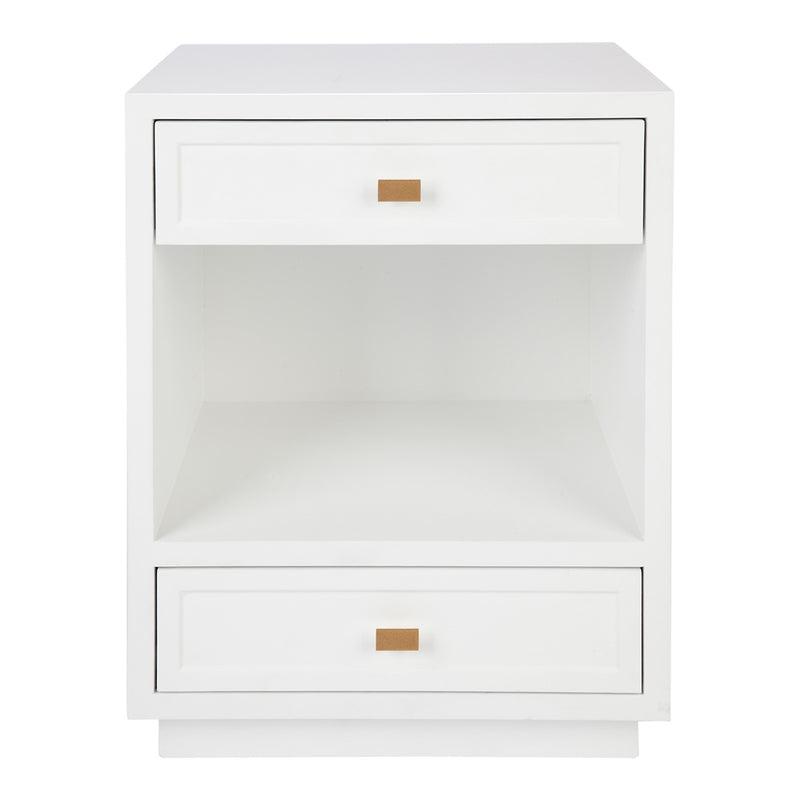 Logan Bedside Table - White Default Title