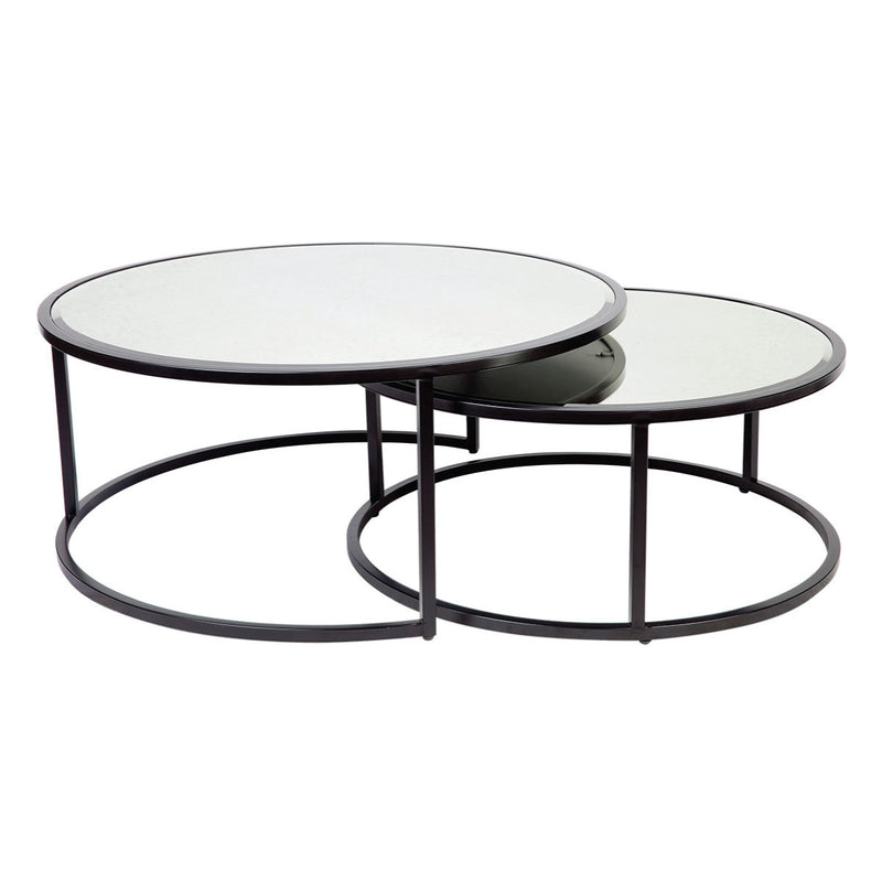 Serene Nesting Coffee Tables - Black Default Title