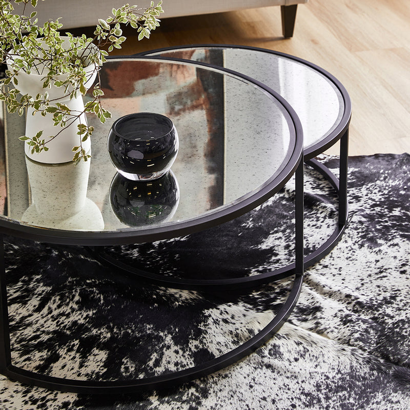 Serene Nesting Coffee Tables - Black Default Title