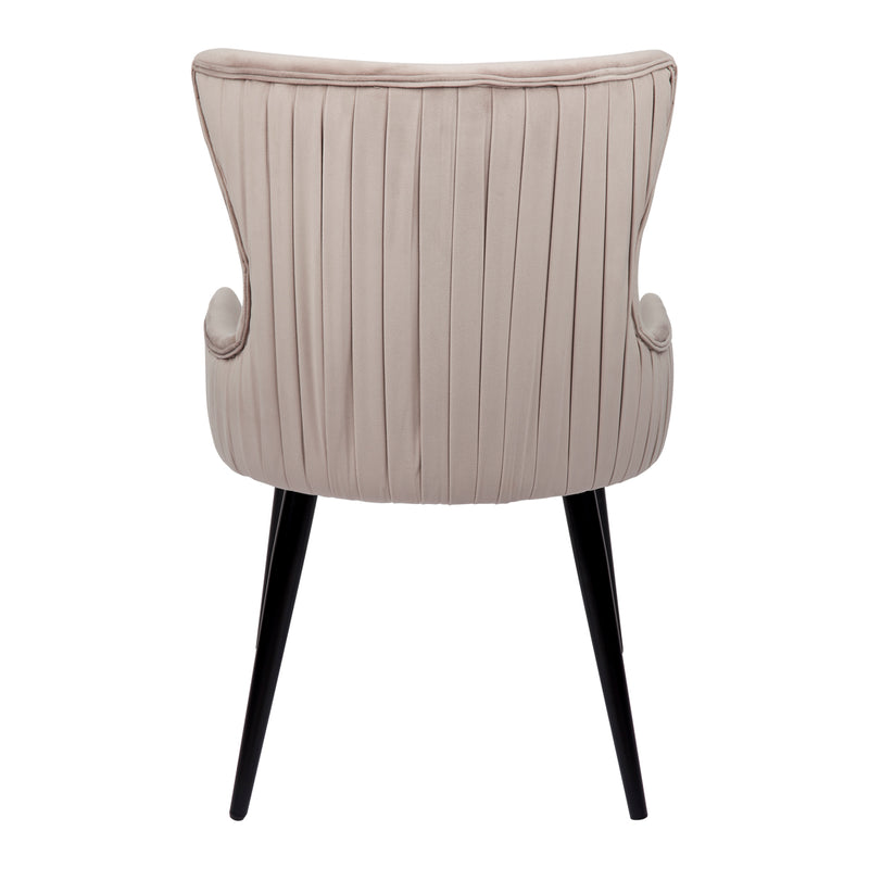Dorsett Dining Chair Set of 2 - Taupe Velvet Default Title