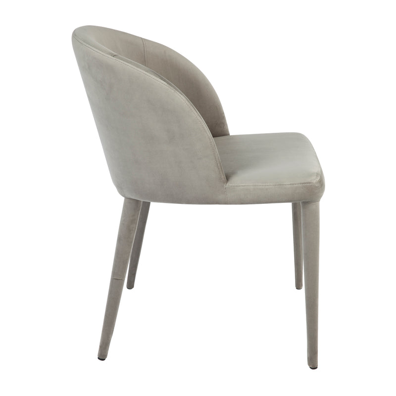 Paltrow Dining Chair - Grey Velvet Default Title