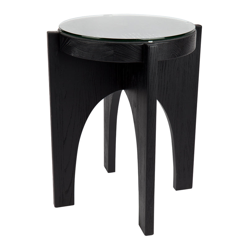 Oasis Rattan Side Table - Black Default Title