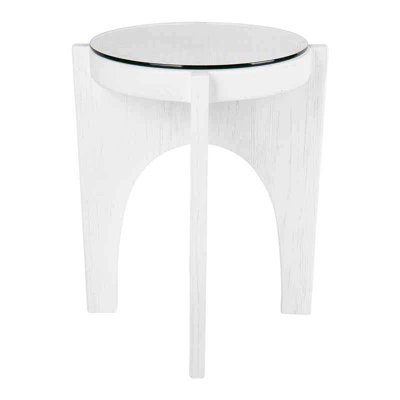 Oasis Rattan Side Table - White Default Title