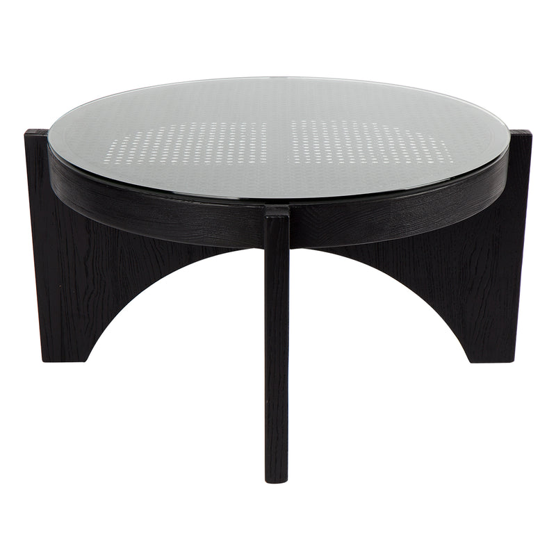 Oasis Rattan Coffee Table - Large Black Default Title