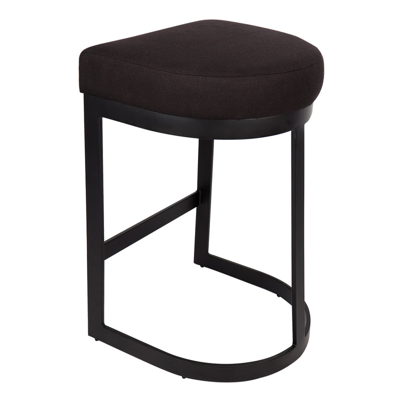 Brooke Black Kitchen Stool - Black Linen Default Title