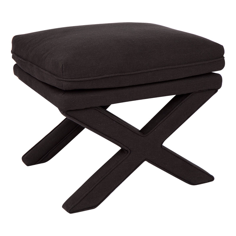 Candace Stool - Black Linen Default Title