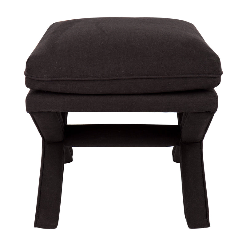 Candace Stool - Black Linen Default Title