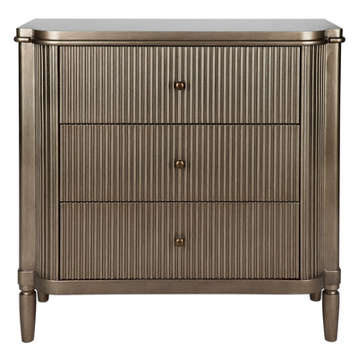 Arielle 3 Drawer Chest - Antique Gold Default Title