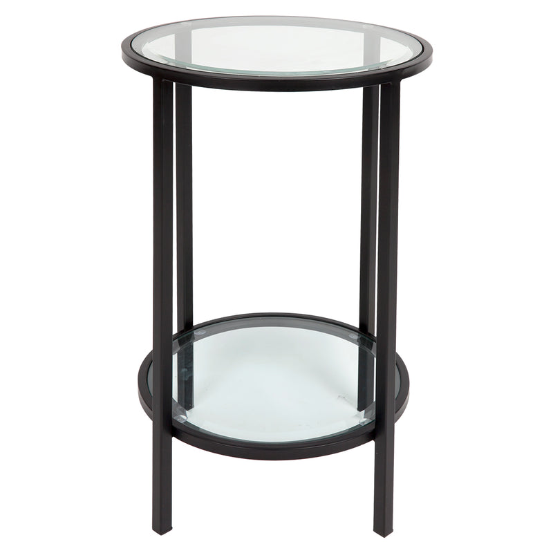 Cocktail Glass Petite Side Table - Black Default Title