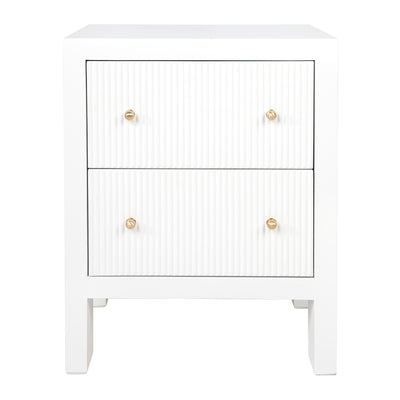 Ariana Bedside Table - Small White Default Title
