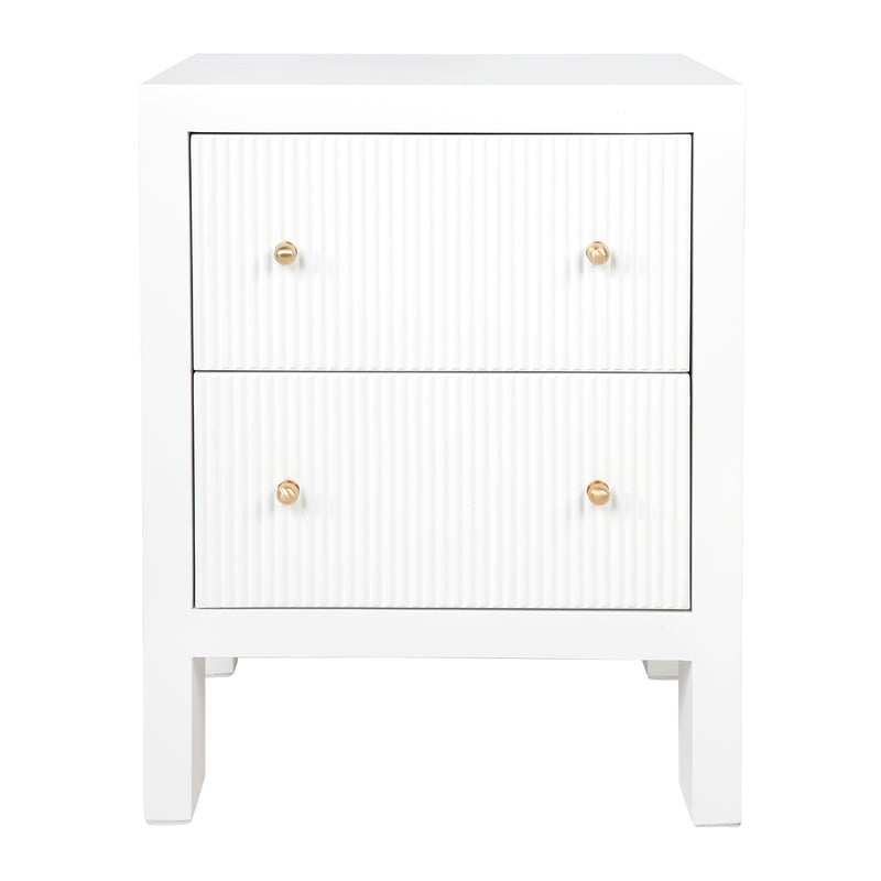 Ariana Bedside Table - Small White Default Title