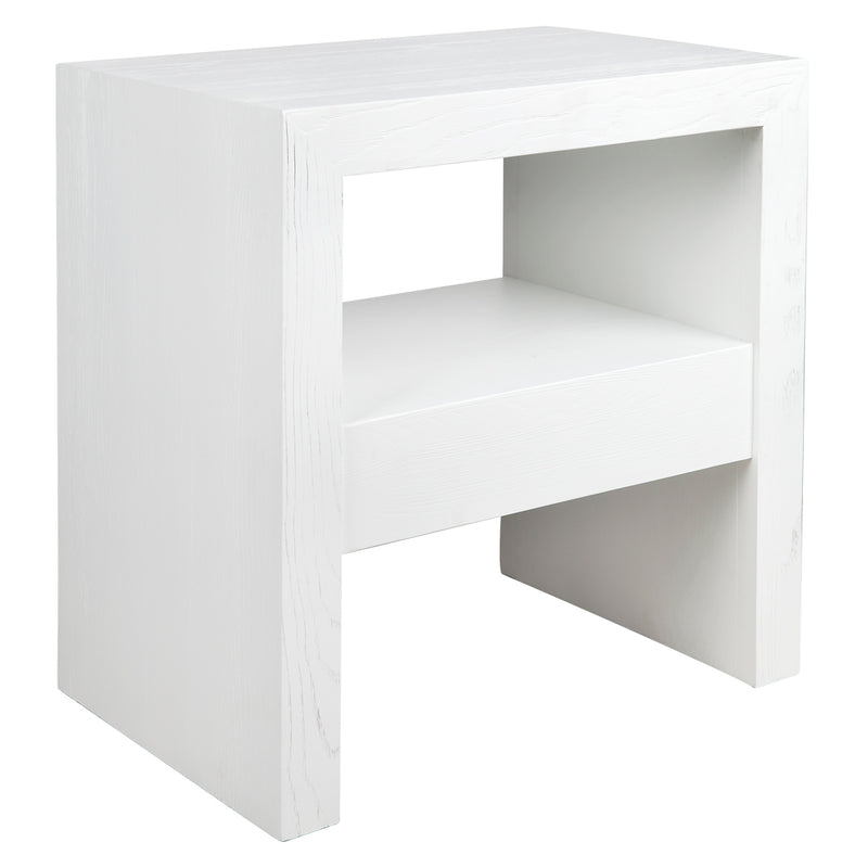 Axel Oak Side Table - White Default Title