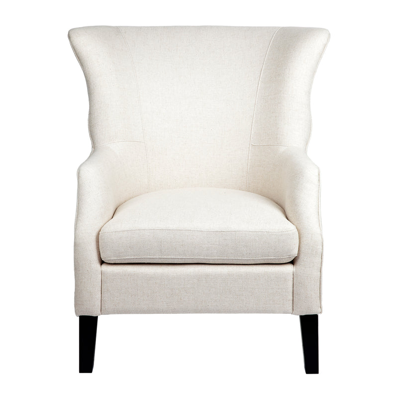 Kristian Wing Back Arm Chair - Natural Linen Default Title