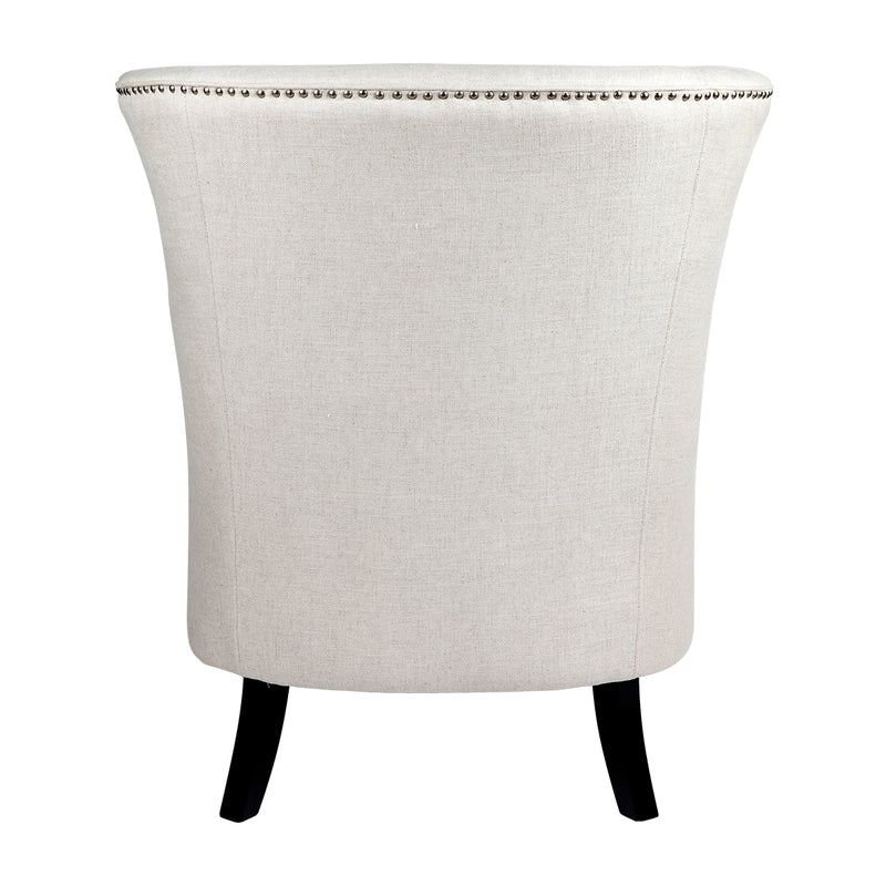 Kristian Wing Back Arm Chair - Natural Linen Default Title