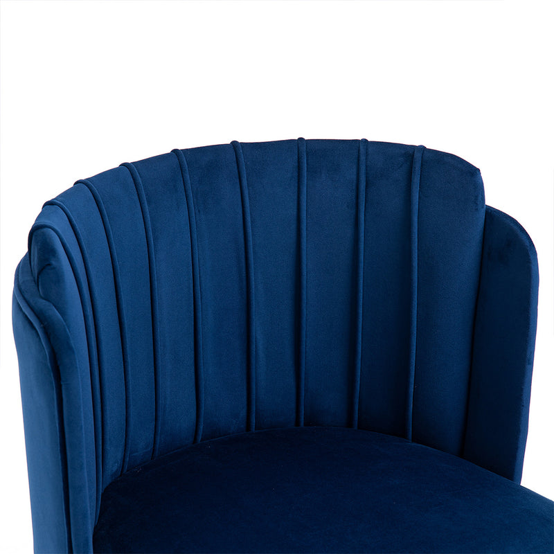 Kiama Dining Chair Set of 2  - Navy Velvet Default Title