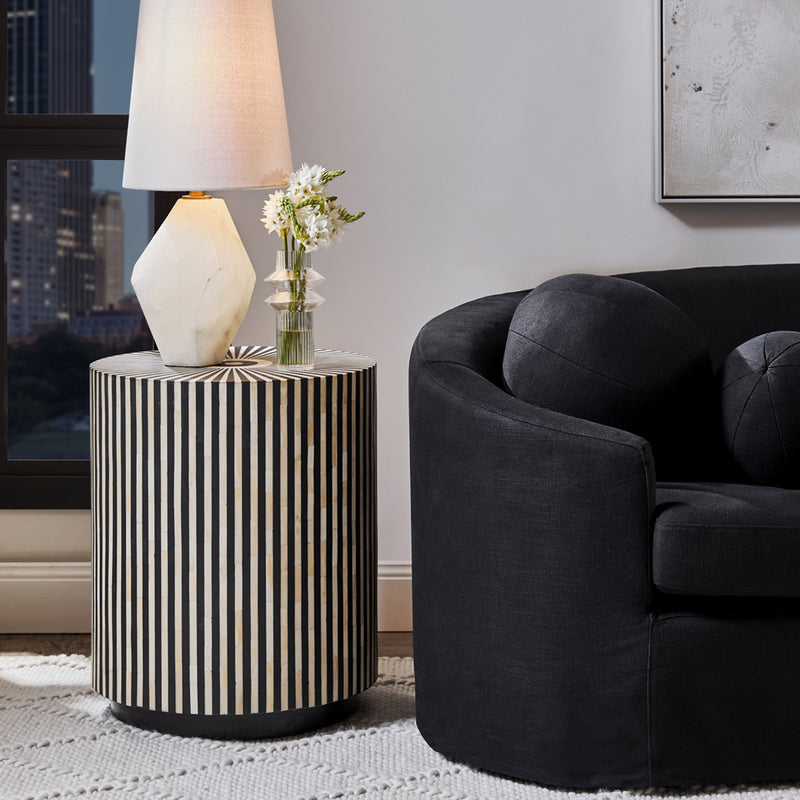 Makayla Side Table - Black Default Title