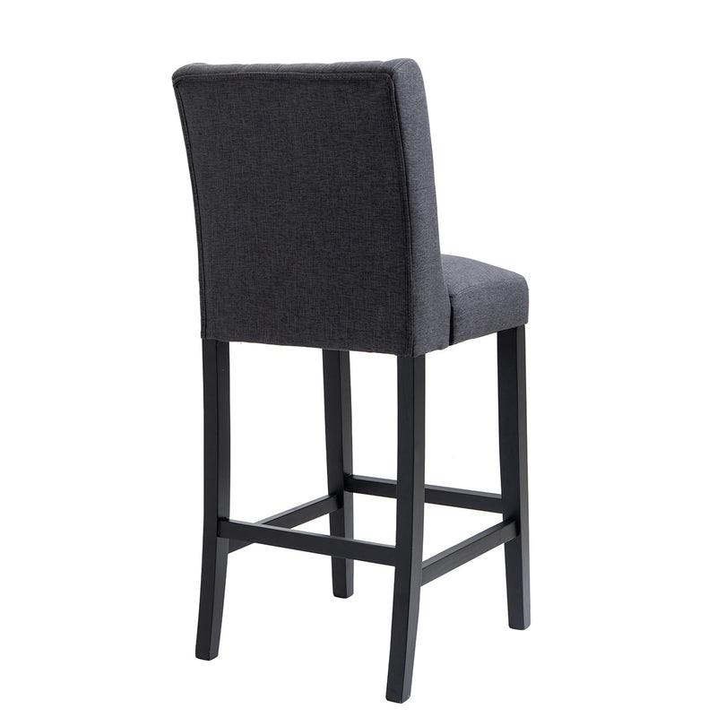 Fink Bar Stool Set of 2  - Charcoal Default Title