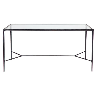 Heston Glass Desk - Black Default Title