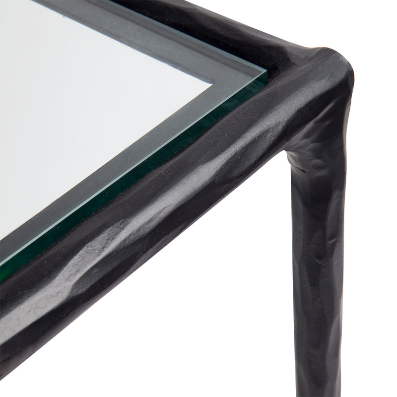 Heston Glass Desk - Black Default Title