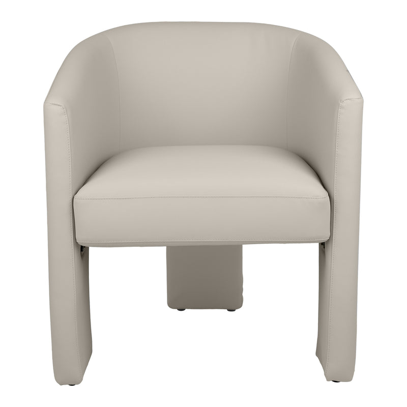 Kylie Dining Chair - Soft Grey Vegan Leather Default Title