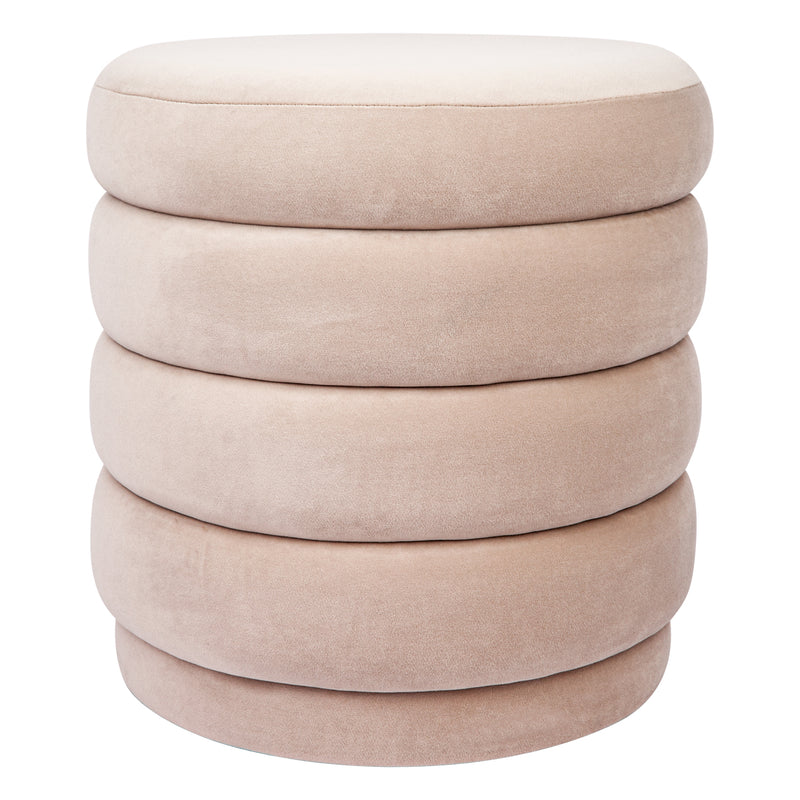 Demi Stool - Nude Velvet Default Title