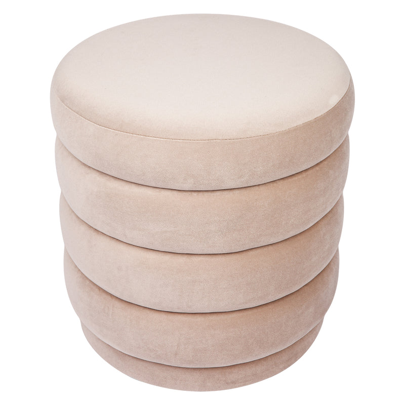 Demi Stool - Nude Velvet Default Title