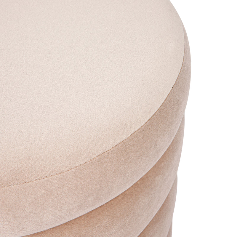 Demi Stool - Nude Velvet Default Title