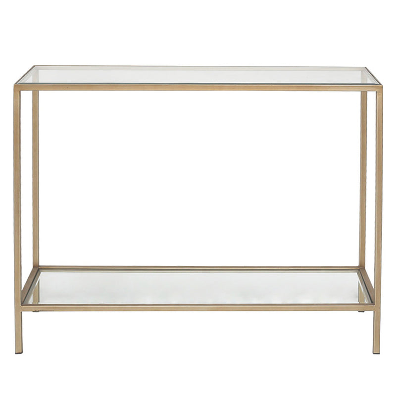 Cocktail Glass Console Table - Small Antique Gold Default Title