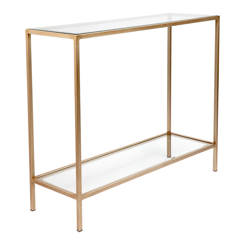 Cocktail Glass Console Table - Small Antique Gold Default Title