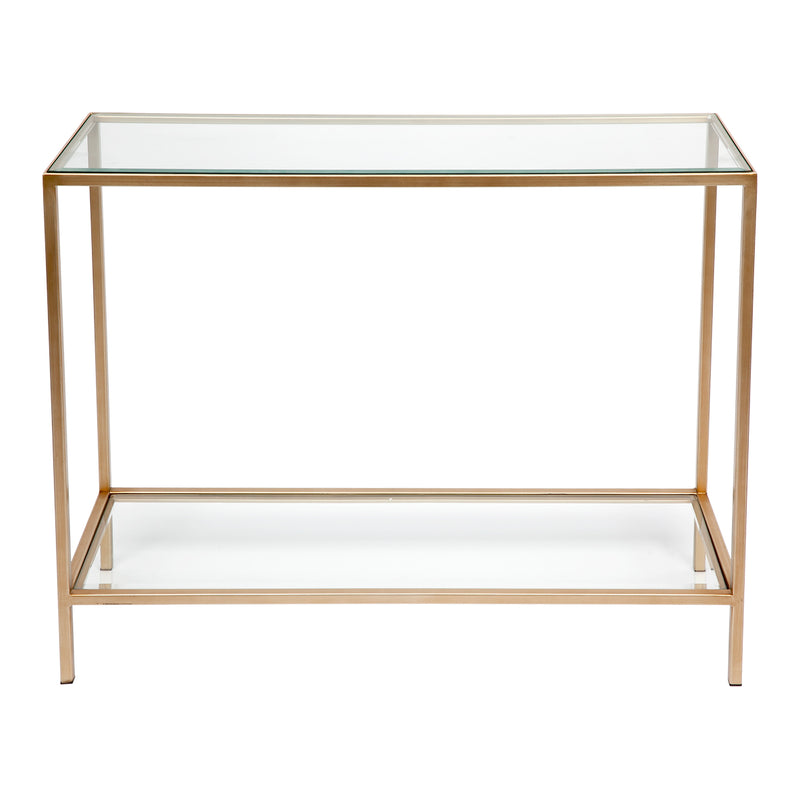 Cocktail Glass Console Table - Small Antique Gold Default Title