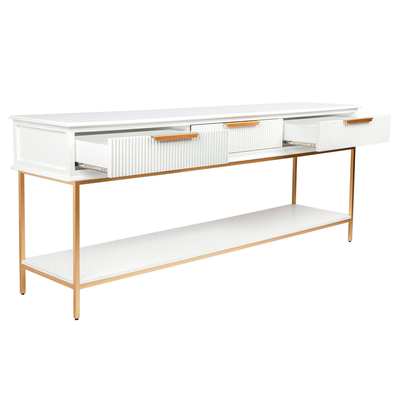 Aimee Console Table - Large White Default Title