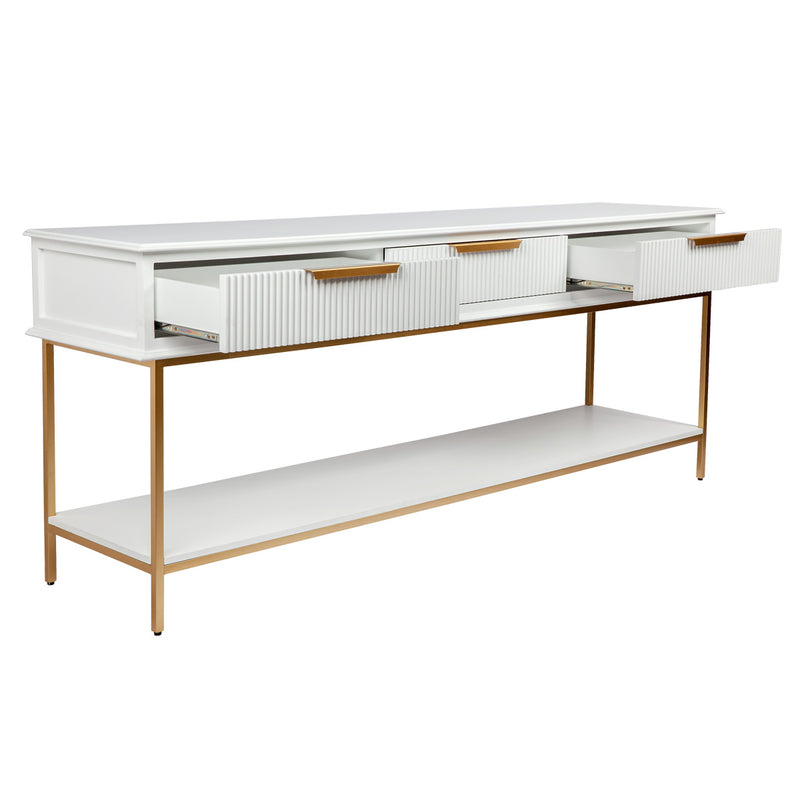 Aimee Console Table - Large White Default Title