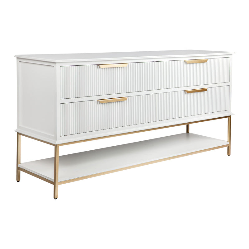 Aimee 4 Drawer Chest - White Default Title