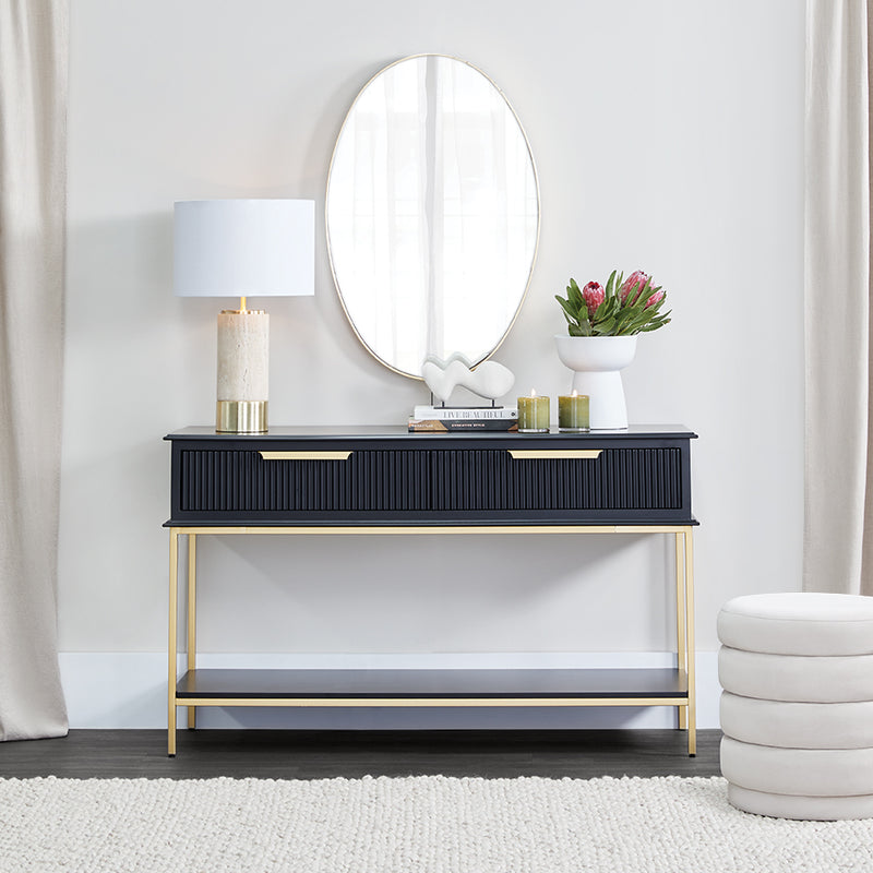 Aimee Console Table - Small Black Default Title