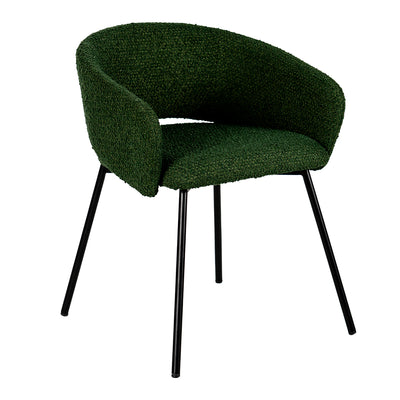 Delta Dining Chair - Green Boucle Default Title