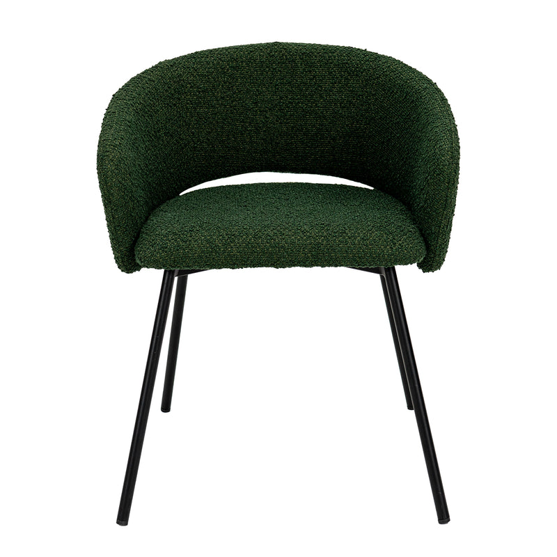 Delta Dining Chair - Green Boucle Default Title