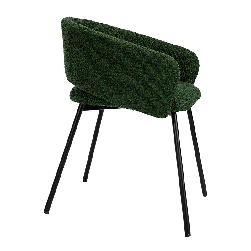 Delta Dining Chair - Green Boucle Default Title