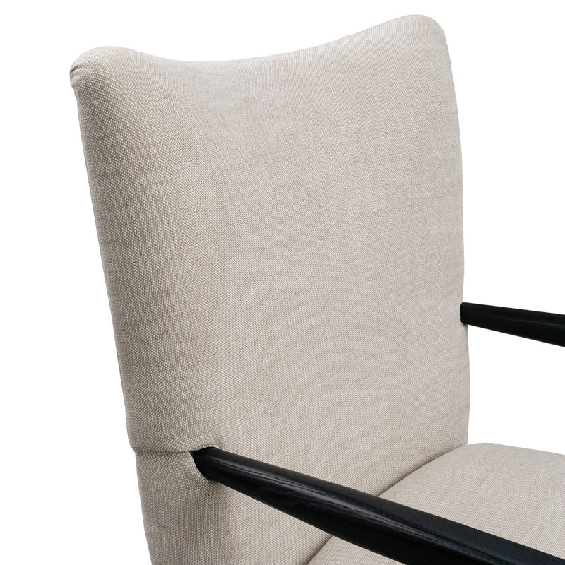 Mecca Arm Chair - Natural Linen Default Title