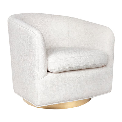 Belvedere Swivel Arm Chair - Natural Tweed Default Title