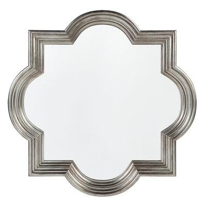 Marrakech Wall Mirror - Large Antique Silver Default Title