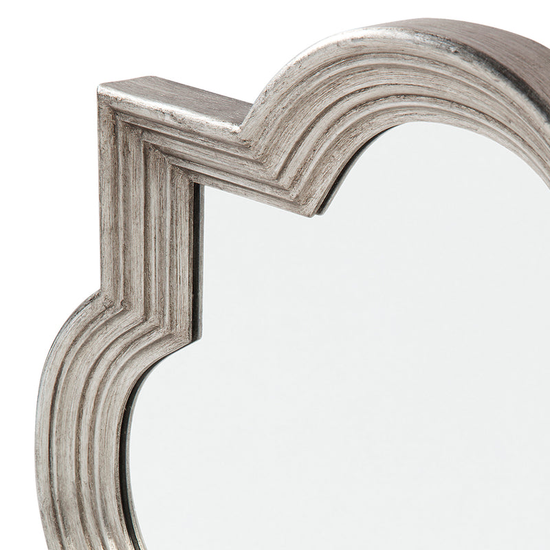 Marrakech Wall Mirror - Large Antique Silver Default Title