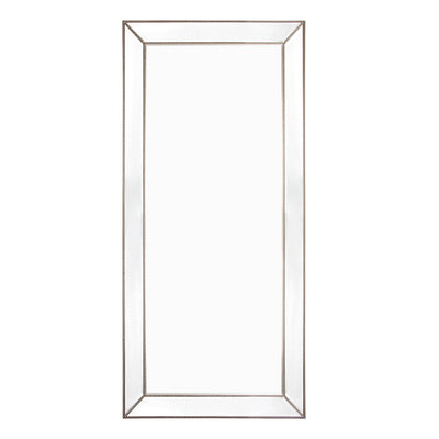 Zeta Floor Mirror - Antique Silver Default Title