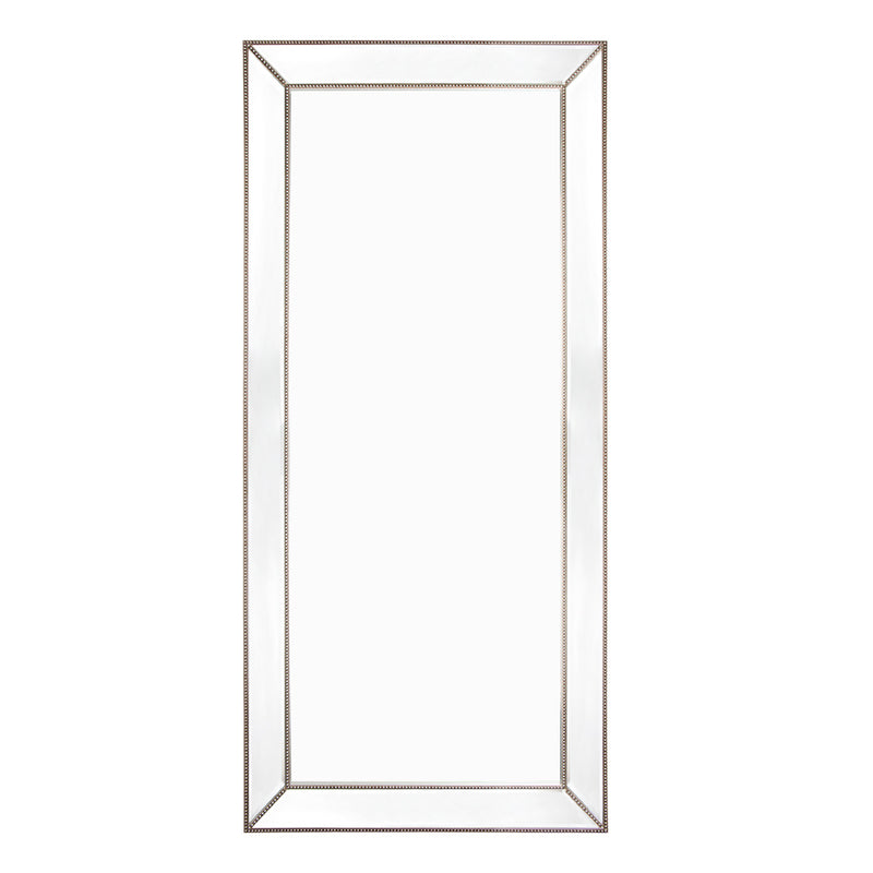 Zeta Floor Mirror - Antique Silver Default Title