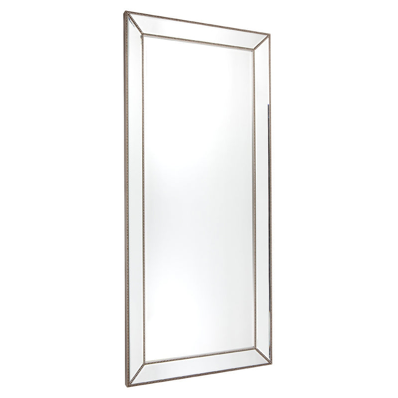 Zeta Floor Mirror - Antique Silver Default Title