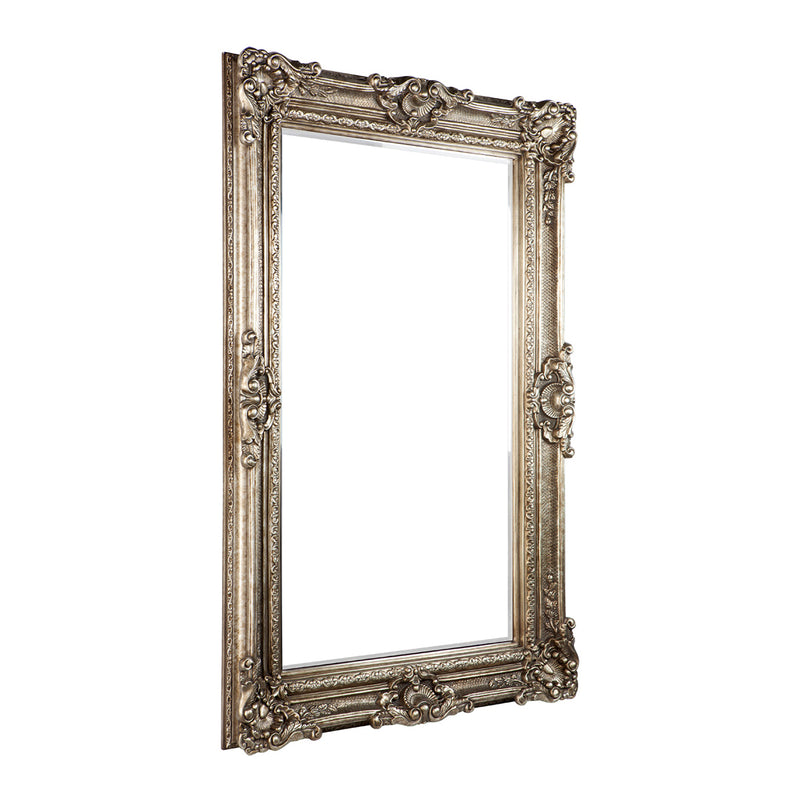 Alexandra Floor Mirror - Antique Silver Default Title